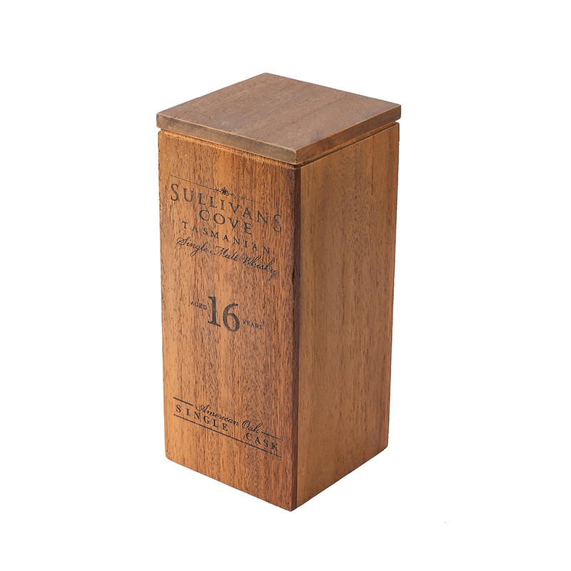 Caixa de armazenamento de madeira de forma quadrada de alta qualidade com tampa